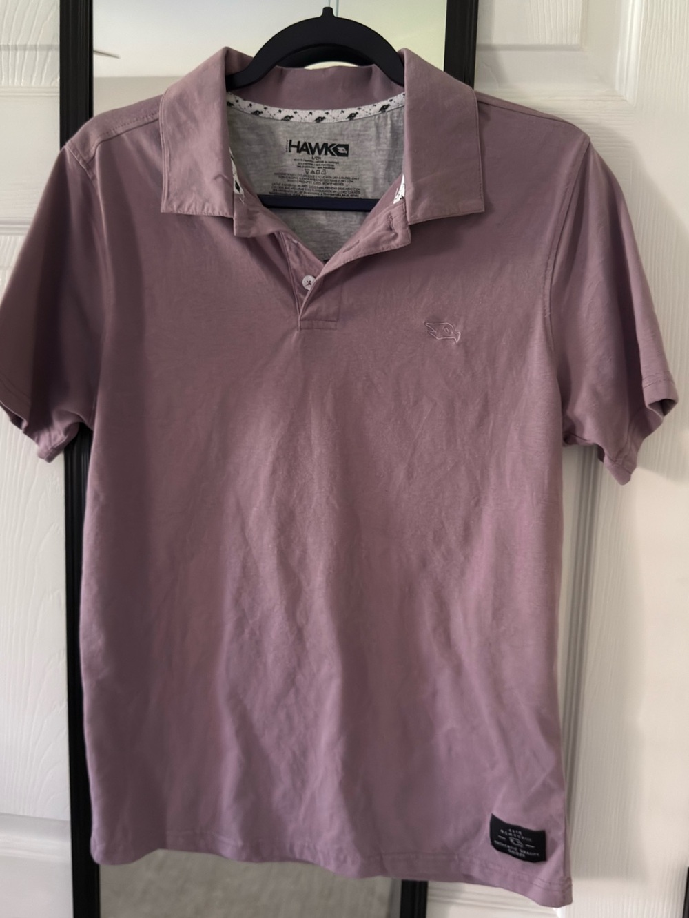 Men’s Tony Hawk Polo Shirt in Mauve